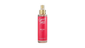 A bottle of Avgerindos Summer Addict Body Mist in a vibrant pink bottle with a gold spray nozzle, shown against a plain white background.