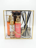 A boxed fragrance gift set by Averginos Cosmetics and Gzen reed diffuser, perfect for gift set in Limassol and Cyprus. 