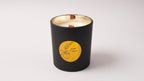 gzen candles χειροποίητο αρωματικο κερί  σόγιας σε μαύρο βάζο με οικολογικά και αντιαλλεργικά  αρώματα με ξύλινο φυτίλι Luxury handmade scented soy candle in black jar and gold ecofriendly Hypoallergenic scents wood wick orchid dance smell sweet fresh 
