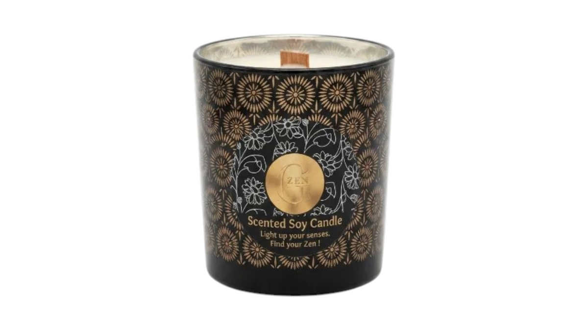 Limited Edition  | Wood Wick | Aura Bloom  | Soy Candle | 350 g