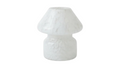 Mushroom jar candle, διακοσμητικό κερί σε γυάλινο βάζο τύπου candle lamp με design μανιταριού και αρωματικό κερί σόγιας.
Mushroom jar candle, decorative scented soy wax candle in a unique mushroom-shaped glass lamp jar." White Lamp jar