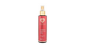 A red bottle of oil for hair and body by Avgerinos Cosmetics Hammam collection.