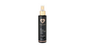 Bottle of body oil spray ,white musk fragrance with black cap on a white background. My musk avgerinos body oil. Λαδακι σώματος από τον αβγερινο μυρίζει φρεσκαδα . Το άρωμα είναι white musk και ονομάζεται my musk 