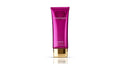 A squeeze tube of Avgerinos Queen Body Cream in a vibrant magenta pink color with a metallic gold cap, centered on a plain white background with a subtle reflection below from gzencandles store base in Limassol Cyprus selling online and ship worldwide. 