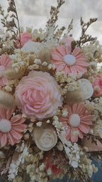 Scented Soy Wax Flower Bouquet | Gift Box | MAGNOLIA | M