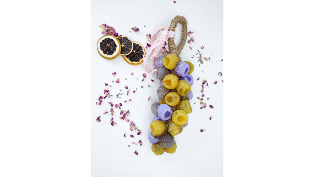 Luxury Grape Soap Bunch on a Rope (400g)