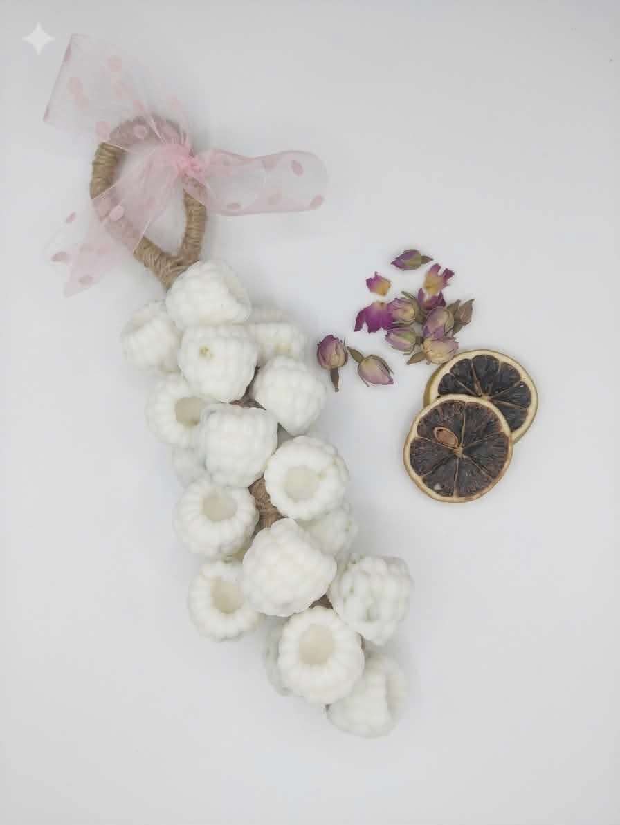 Luxury Grape Soap Bunch on a Rope (400g)