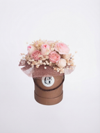 Scented Soy Wax Flower Bouquet | Gift Box | White Musk | S