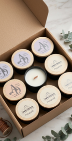 Gzen Canles -εταιρικά δωρα με κερια σόγιας corporate soy candle gifts with logo custum-μπομπονιερα κερι σογιας με ονομα μωρου 
