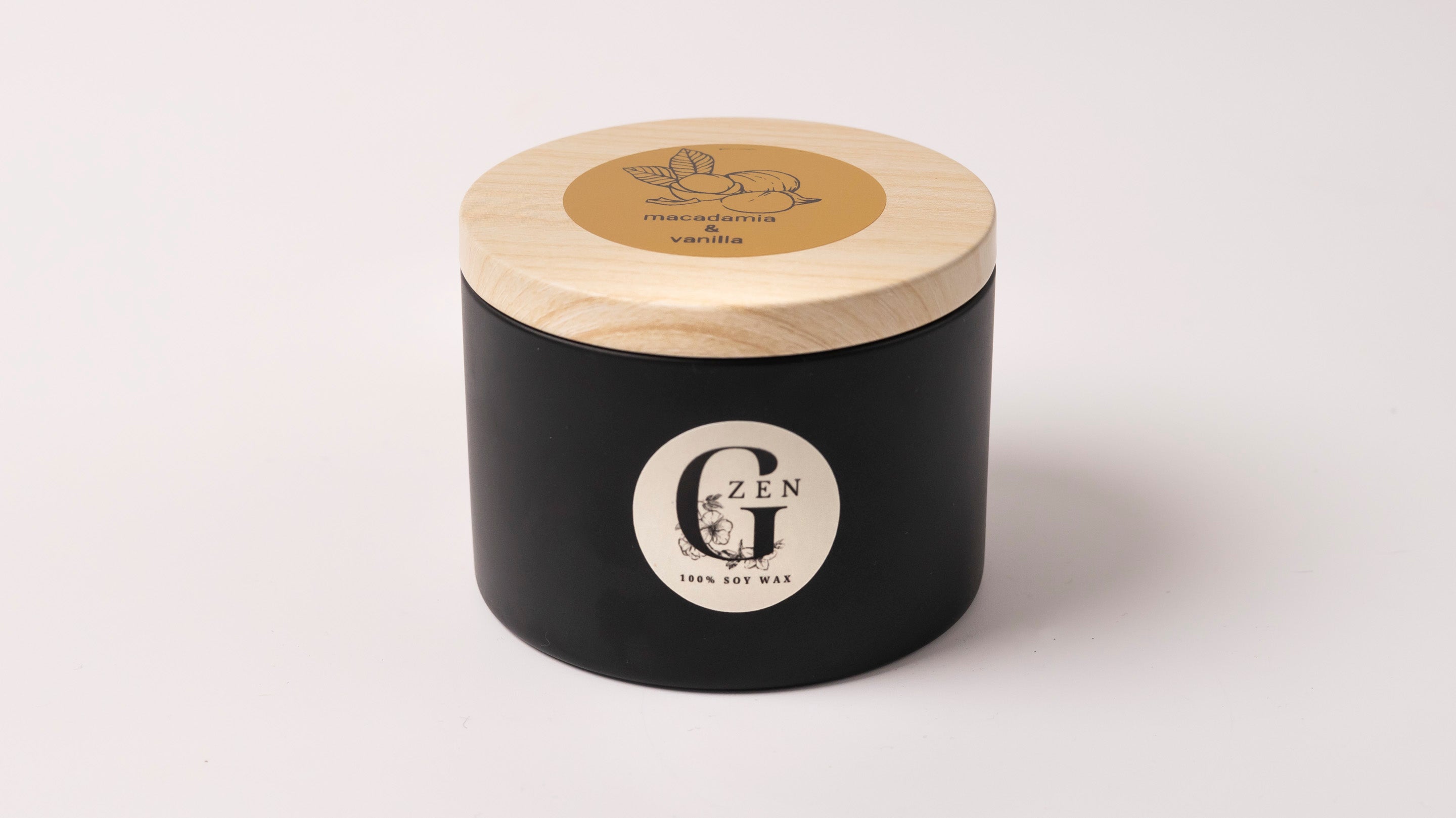 Luxury Wood Wick Scented Soy Candle in Metal Tin (225g)