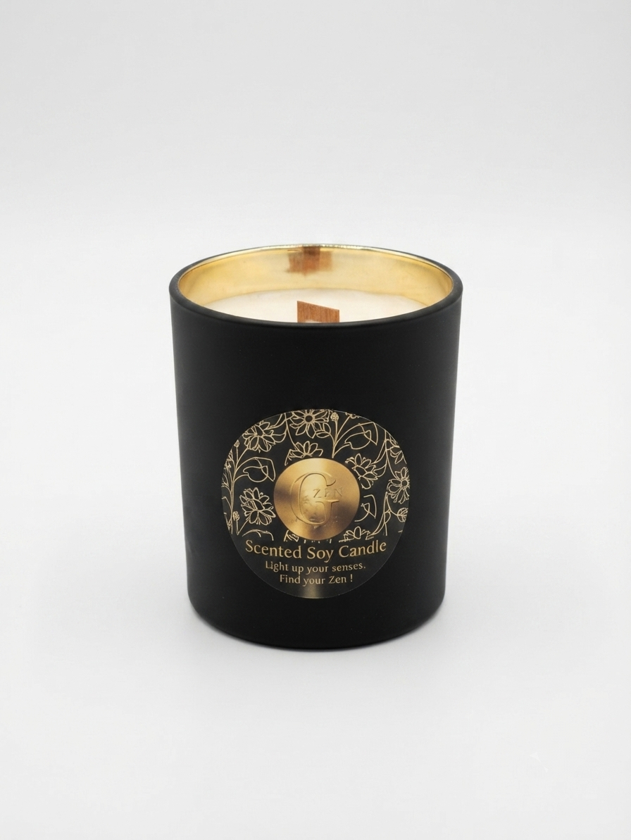 Scented Soy Candle | wood wick | 400gr