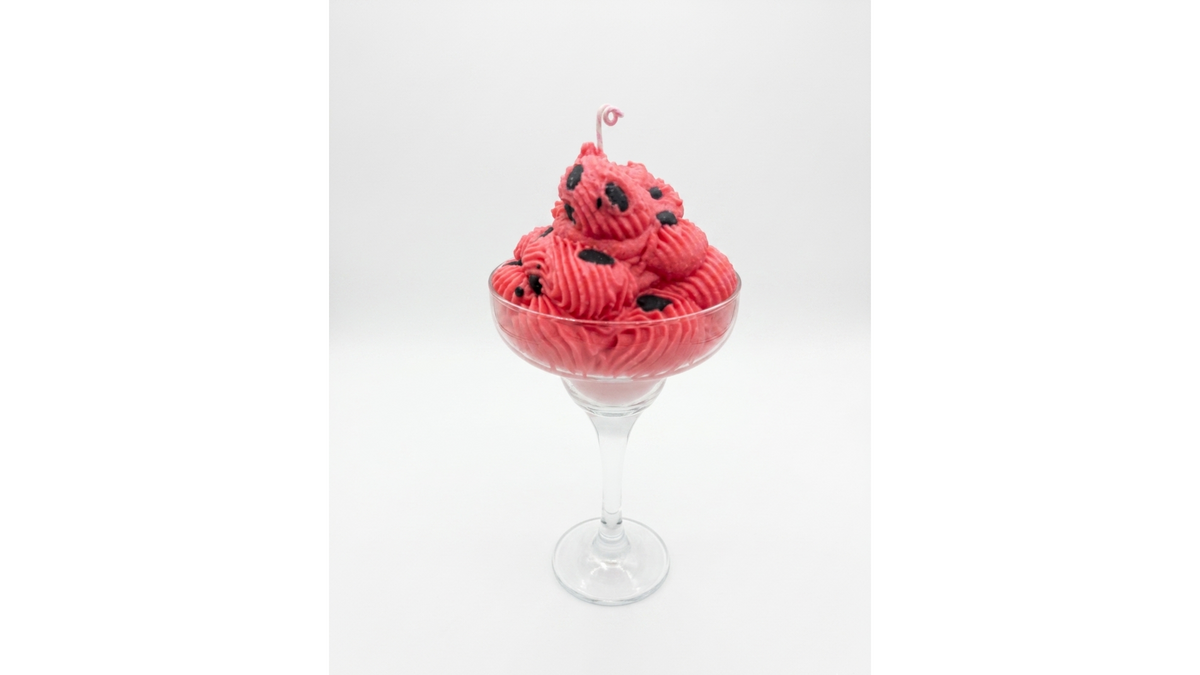 Sweet Watermelon Whipped Soy Wax Candle